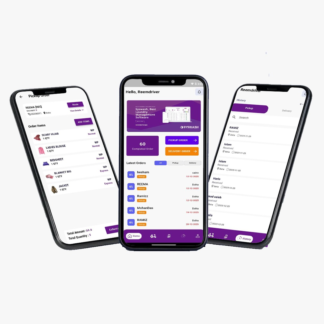 SysWash Driver App
